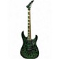 Used Jackson X Series Soloist SLX Green Crackle Solid Body Electric Guitar thumbnail