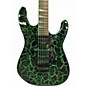 Used Jackson X Series Soloist SLX Green Crackle Solid Body Electric Guitar