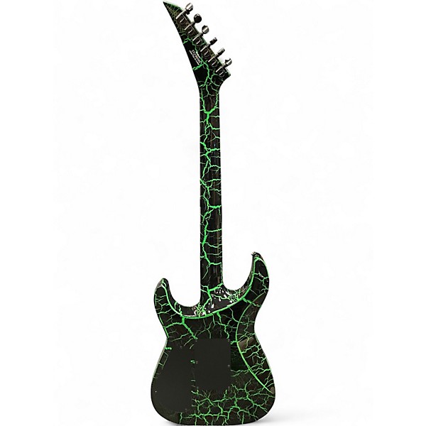 Used Jackson X Series Soloist SLX Green Crackle Solid Body Electric Guitar