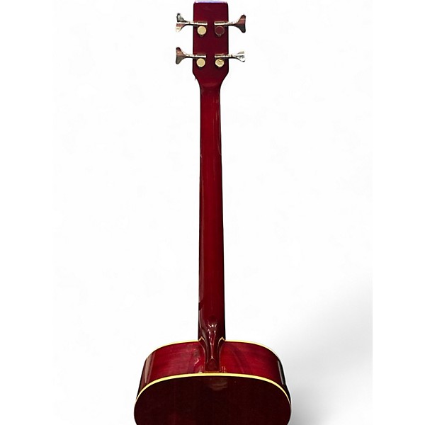 Used Carlo Robelli CB300TRBX Trans Red Acoustic Bass Guitar