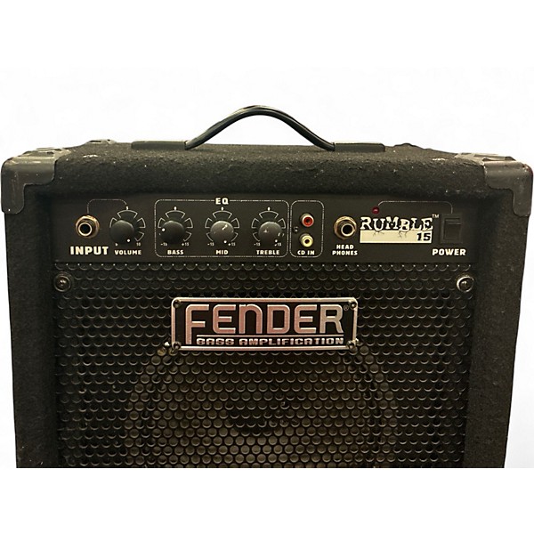 Used Fender Rumble 15 15W 1X8 Bass Combo Amp