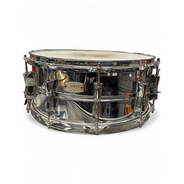 Used Yamaha 14X6.5 Stage Custom Snare Stainless Steel Drum