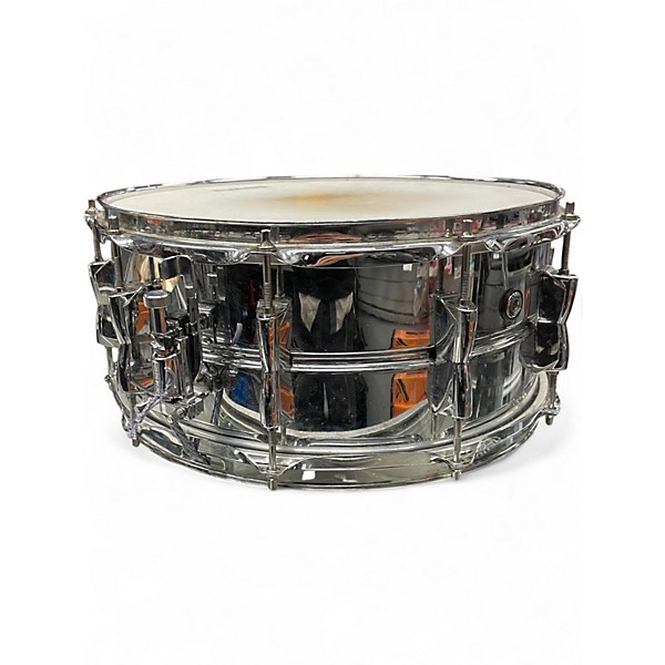 Used Yamaha 14X6.5 Stage Custom Snare Stainless Steel Drum
