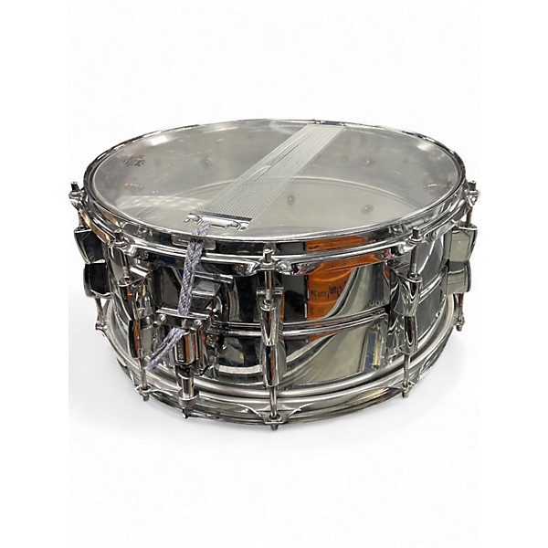 Used Yamaha 14X6.5 Stage Custom Snare Stainless Steel Drum