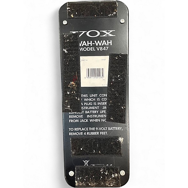 Used VOX V847 Reissue Wah Effect Pedal