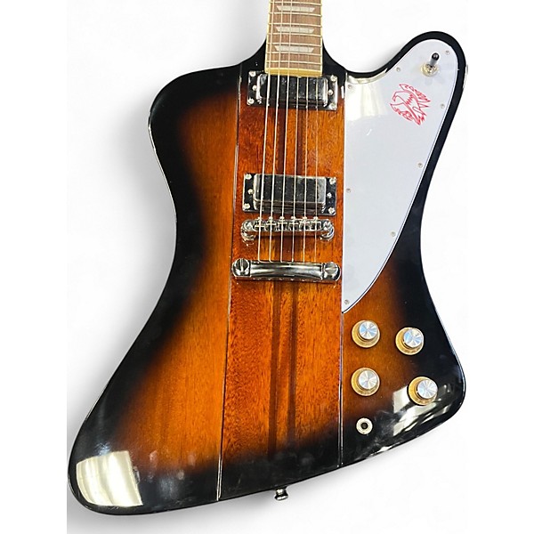 Used Epiphone Firebird 2 Tone Sunburst Solid Body Electric Guitar