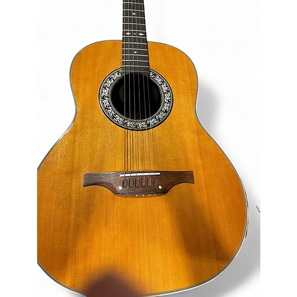 Vintage 1970s Ovation 1115-4 Natural 12 String Acoustic Guitar