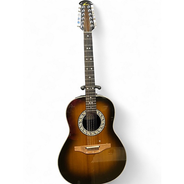 Used Ovation 1655 12-STRING Tobacco Burst 12 String Acoustic Guitar