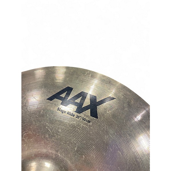 Used SABIAN 20in AAX Stage Ride Cymbal