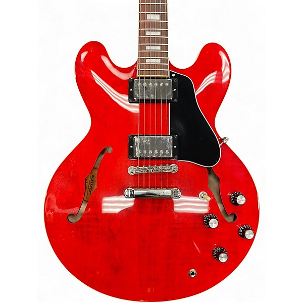 Used Gibson ES335 Figured Cherry Hollow Body Electric Guitar