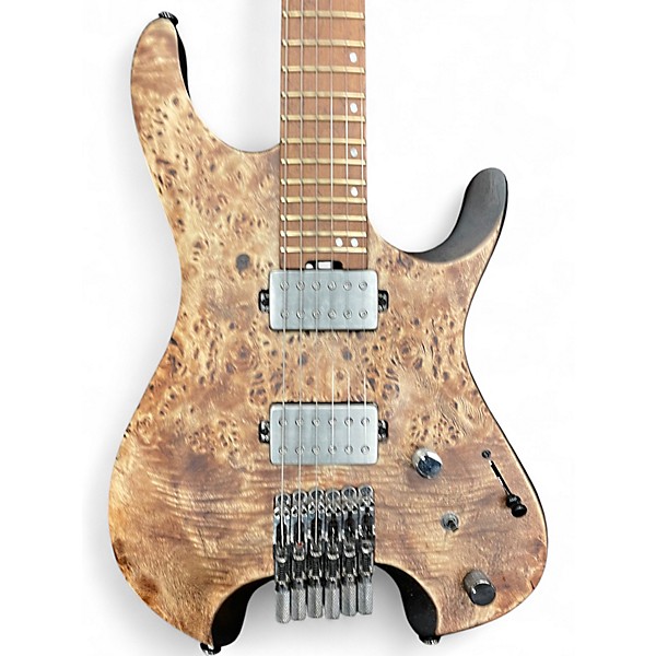 Used Ibanez Q52PB POPLAR BURL Solid Body Electric Guitar