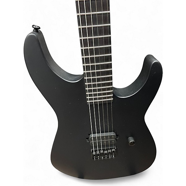 Used ESP LTD M-HT BLACK METAL Black Solid Body Electric Guitar