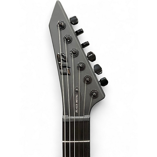 Used ESP LTD M-HT BLACK METAL Black Solid Body Electric Guitar