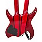 Used B.C. Rich Bich Legacy Double Neck Trans Red Solid Body Electric Guitar
