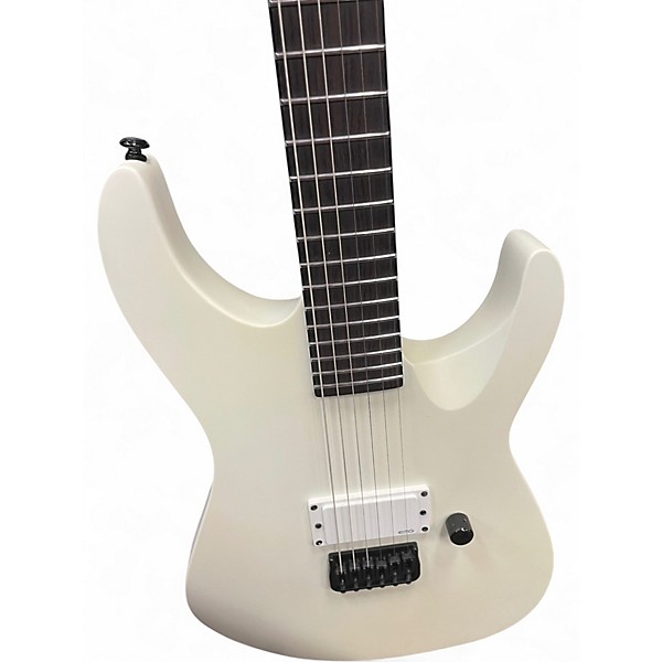 Used ESP LTD MHT ARCTIC WHITE Arctic White Solid Body Electric Guitar