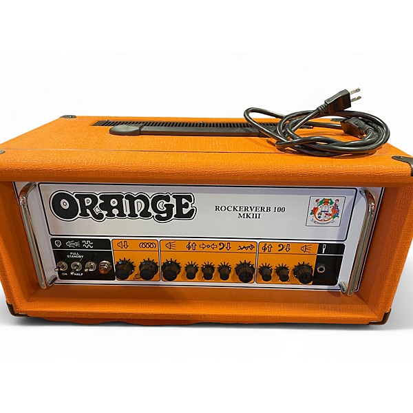 Used Orange Amplifiers Rockerverb 100H MKIII Tube Guitar Amp Head
