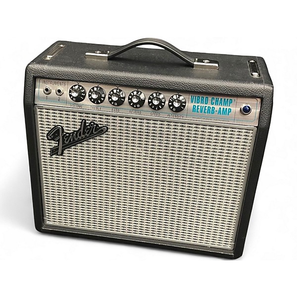 Used Fender Vibro Champ Reverb-Amp Tube Guitar Combo Amp