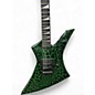 Used Jackson  ellis kelly signature green crakle Solid Body Electric Guitar thumbnail