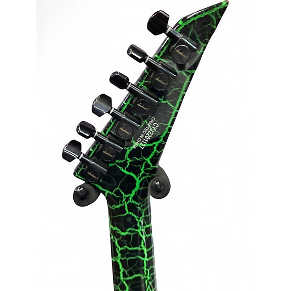 Used Jackson  ellis kelly signature green crakle Solid Body Electric Guitar