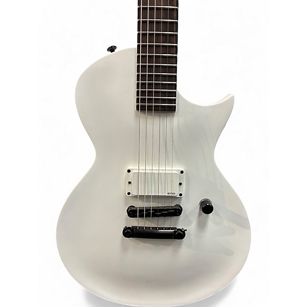 Used ESP LTD Arctic Metal Eclipse Arctic White Solid Body Electric Guitar