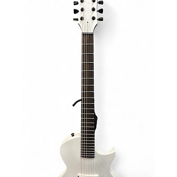 Used ESP LTD Arctic Metal Eclipse Arctic White Solid Body Electric Guitar