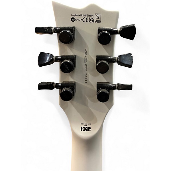 Used ESP LTD Arctic Metal Eclipse Arctic White Solid Body Electric Guitar
