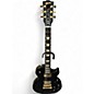 Used Gibson Les Paul Studio Black and Gold Solid Body Electric Guitar thumbnail