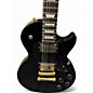 Used Gibson Les Paul Studio Black and Gold Solid Body Electric Guitar