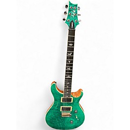 Used PRS SE Custom 24 Turquoise Solid Body Electric Guitar