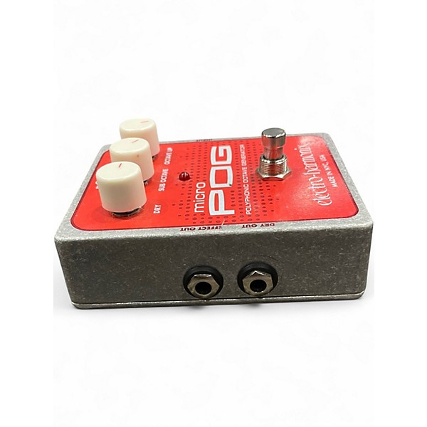 Used Electro-Harmonix Micro Pog Polyphonic Octave Generator Effect Pedal