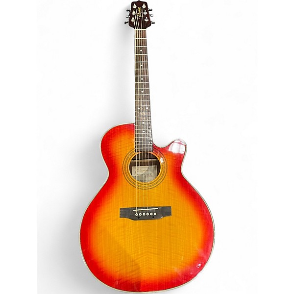 Used Takamine EG540C Cherry Burst Acoustic Guitar