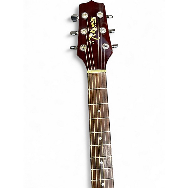 Used Takamine EG540C Cherry Burst Acoustic Guitar