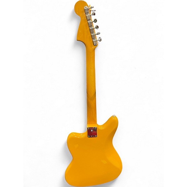 Used Fender Johnny Marr Signature Jaguar Yellow Solid Body Electric Guitar