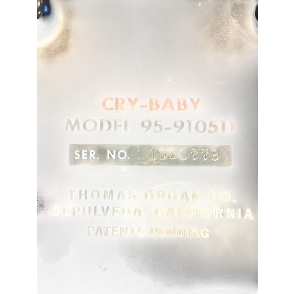 Vintage 1970s Thomas Organ Company CRY BABY 95-910511 Effect Pedal