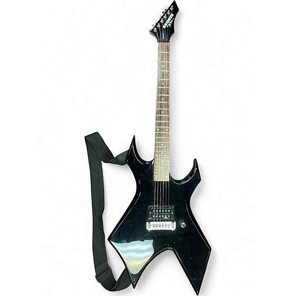 Used B.C. Rich Bronze Series Warlock Black Solid Body Electric Guitar