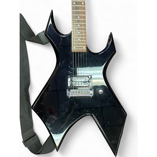 Used B.C. Rich Bronze Series Warlock Black Solid Body Electric Guitar