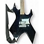 Used B.C. Rich Bronze Series Warlock Black Solid Body Electric Guitar