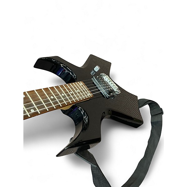Used B.C. Rich Bronze Series Warlock Black Solid Body Electric Guitar