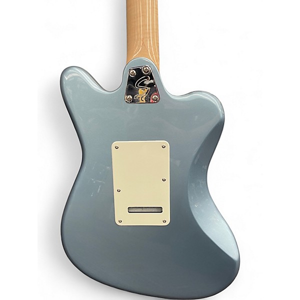 Used Squier Super Sonic Ice Blue Metallic Solid Body Electric Guitar