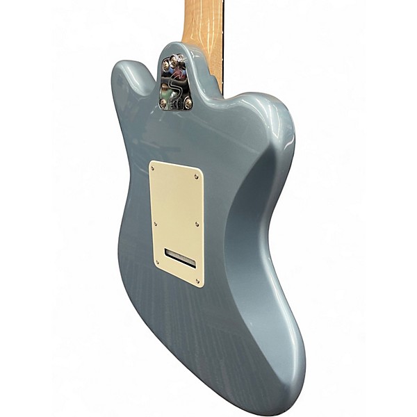 Used Squier Super Sonic Ice Blue Metallic Solid Body Electric Guitar