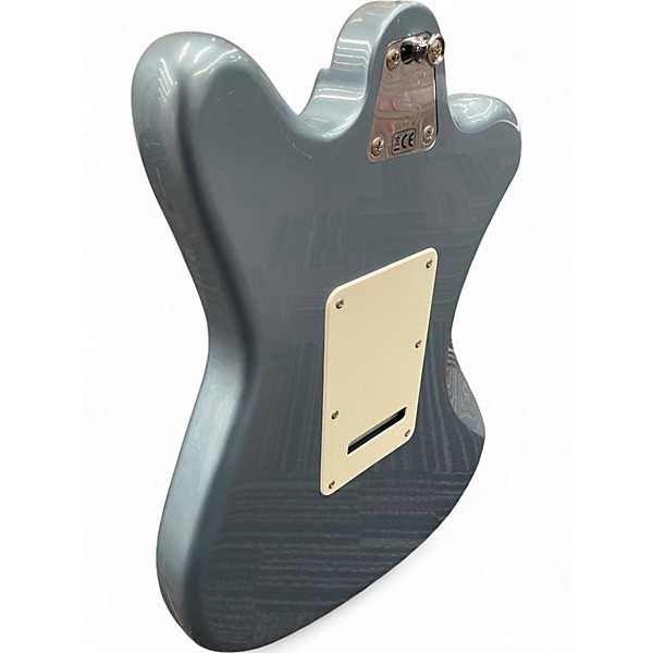 Used Squier Super Sonic Ice Blue Metallic Solid Body Electric Guitar