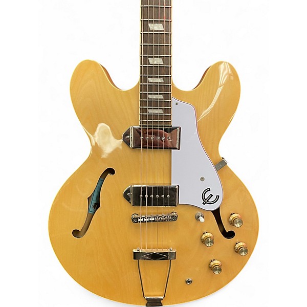 Used Epiphone Casino Natural Hollow Body Electric Guitar