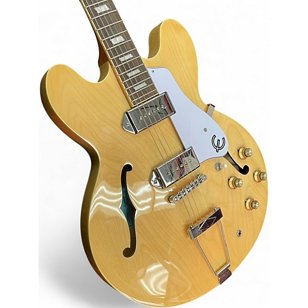 Used Epiphone Casino Natural Hollow Body Electric Guitar