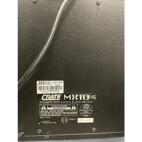 Used Crate MX10 Guitar Combo Amp