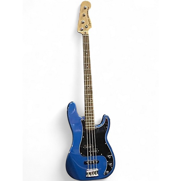 Used Squier Precision Bass Blue Electric Bass Guitar
