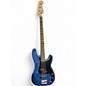 Used Squier Precision Bass Blue Electric Bass Guitar thumbnail