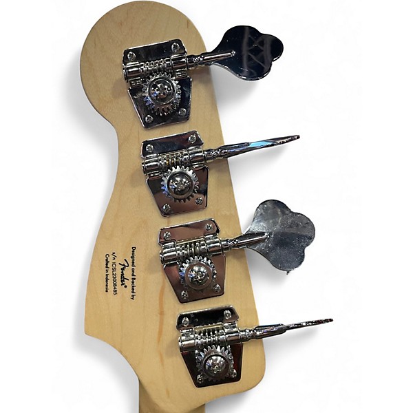 Used Squier Precision Bass Blue Electric Bass Guitar