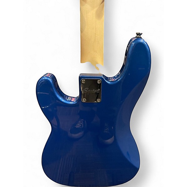Used Squier Precision Bass Blue Electric Bass Guitar