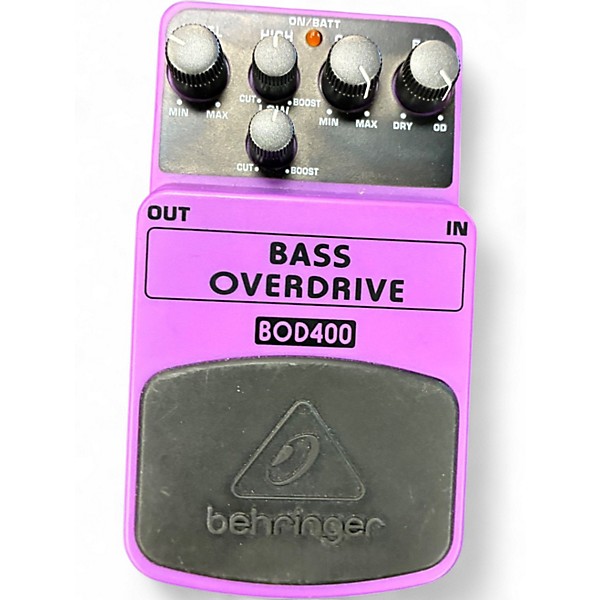 Used Behringer BOD400 Bass Overdrive Bass Effect Pedal