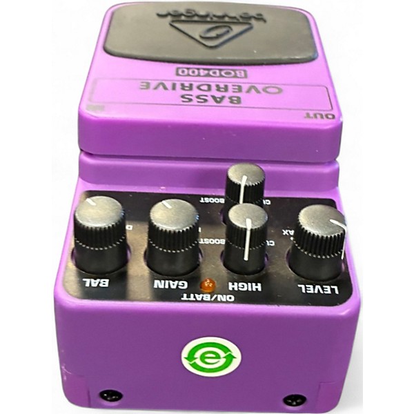Used Behringer BOD400 Bass Overdrive Bass Effect Pedal